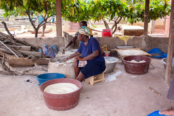 Women at work in Liati Wote