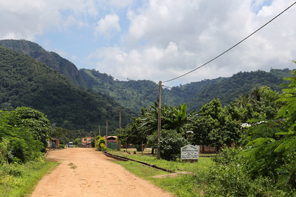 Entrance of Liati Wote village