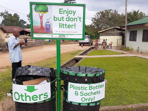 Bins for waste collection